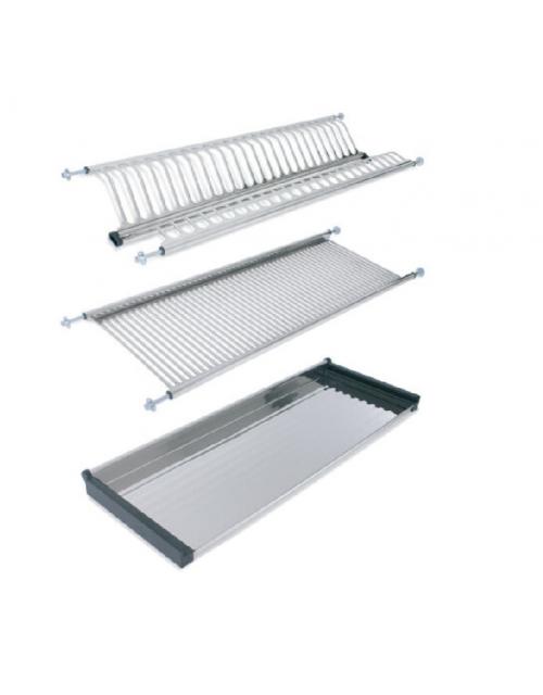 Juego Escurreplatos Inox.